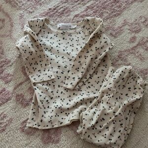 Bonpoint size 2 gender neutral leggings and top set